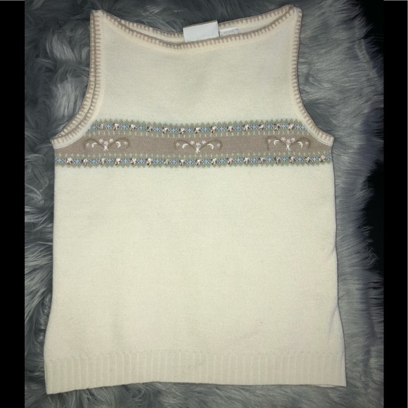 Liz Claiborne Tops - LIZ CLAIBORNE KNITTED PETITE SLEEVELESS